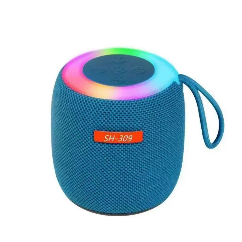 Caixa De Som Speaker Bluetooth RGB Portátil 10W usb/aux